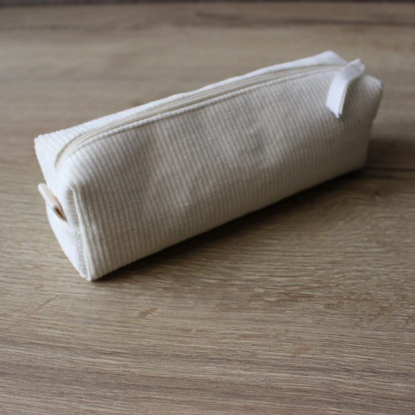 Trousse à crayons velours