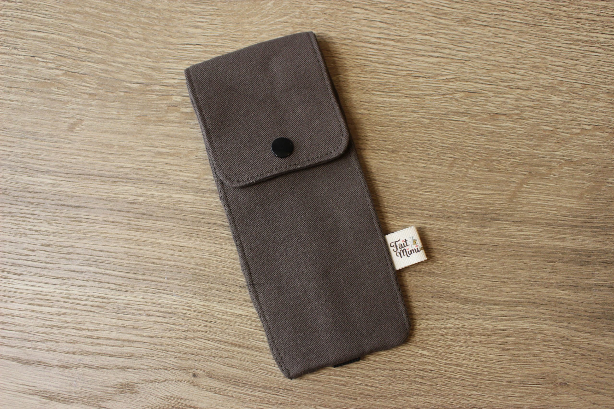 Étui à stylos taupe - Image 3